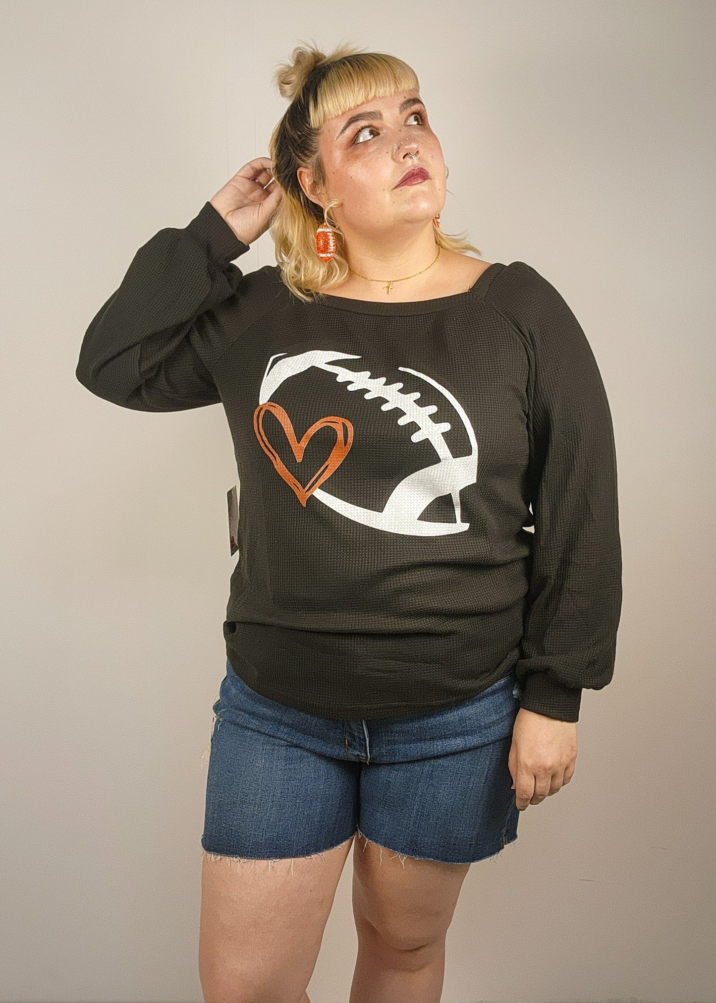 Love Football Long Sleeve Top