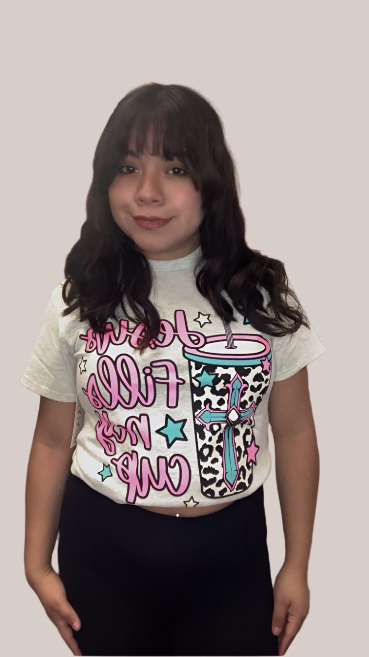 JESUS FILLS MY CUP T-SHIRT TAKE OFF $5 NOW