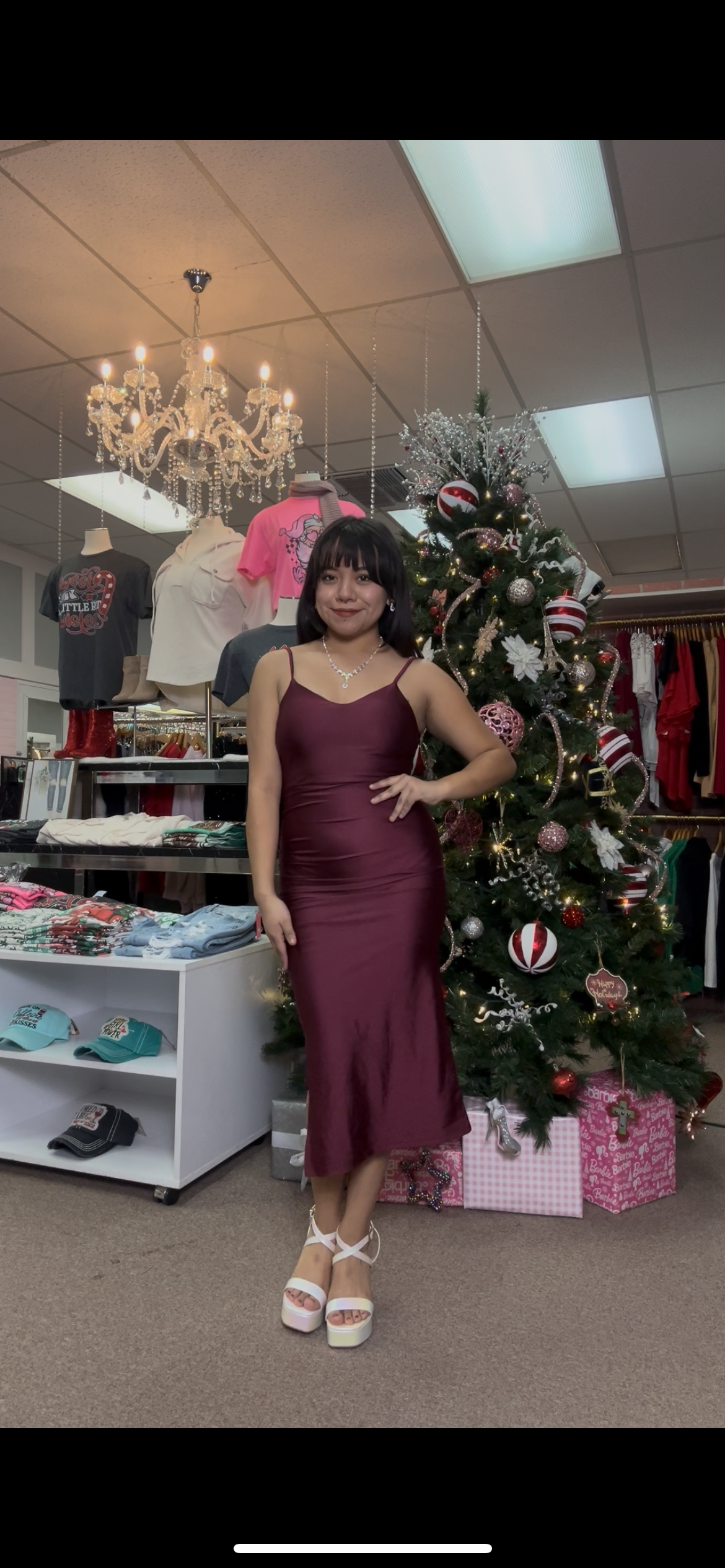 Sleek Side Slit Midi Dress