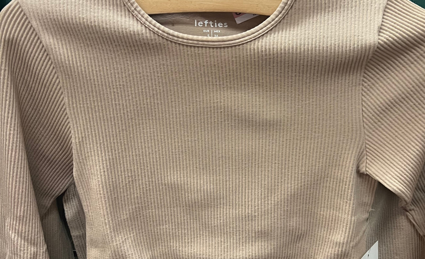 Lefties Tan Crop Top