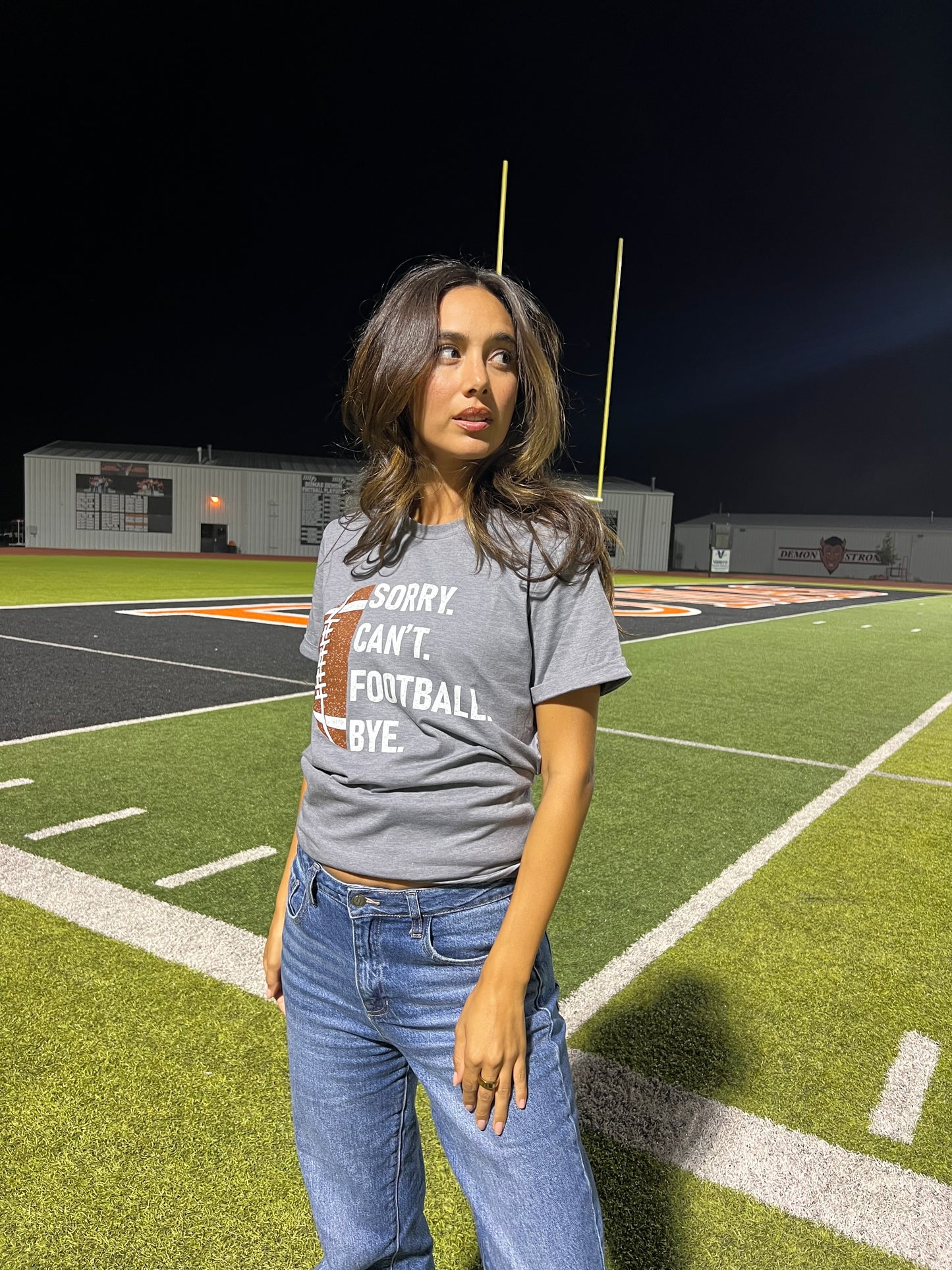 Sorry Can't Football Bye T-shirt