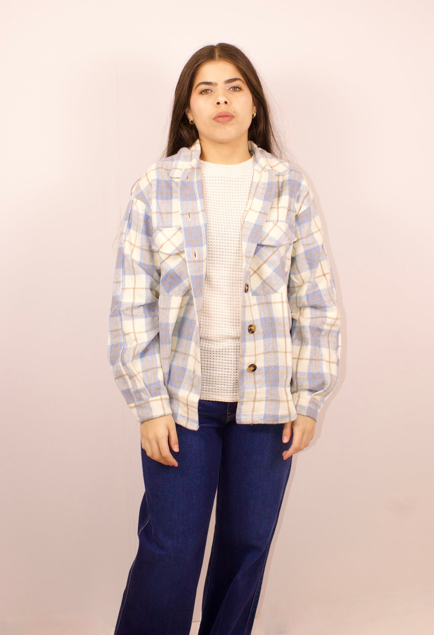 SKY BLUE BUTTON UP