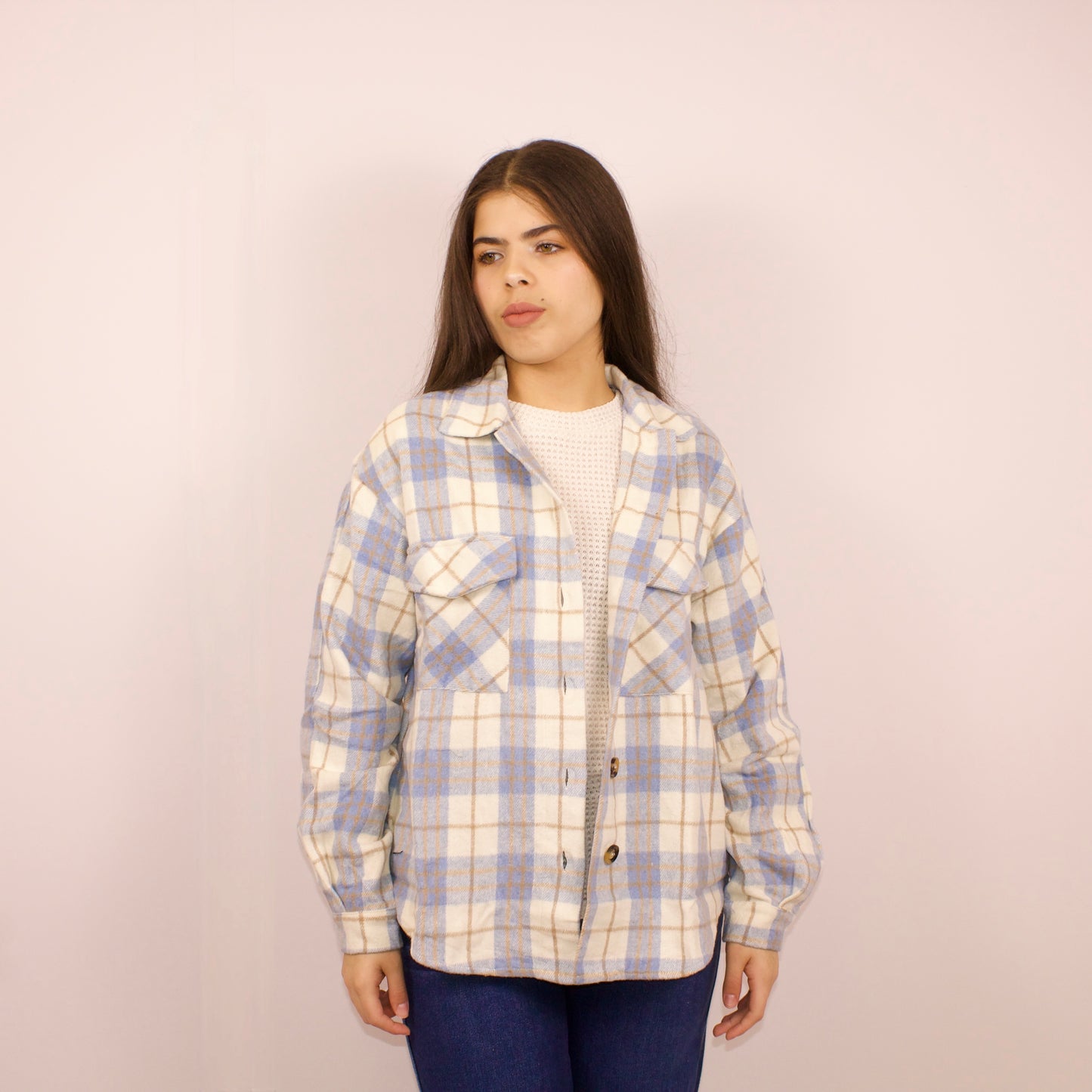 SKY BLUE BUTTON UP