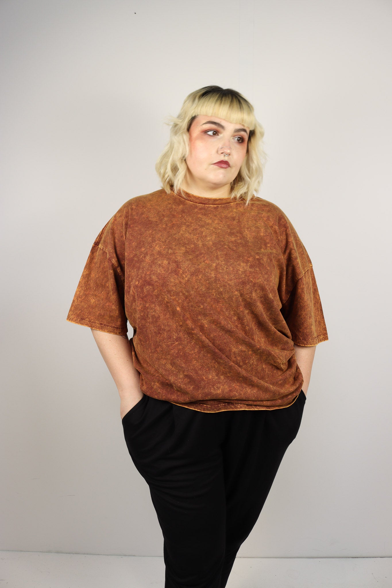 Rusty Orange Oversize Tee