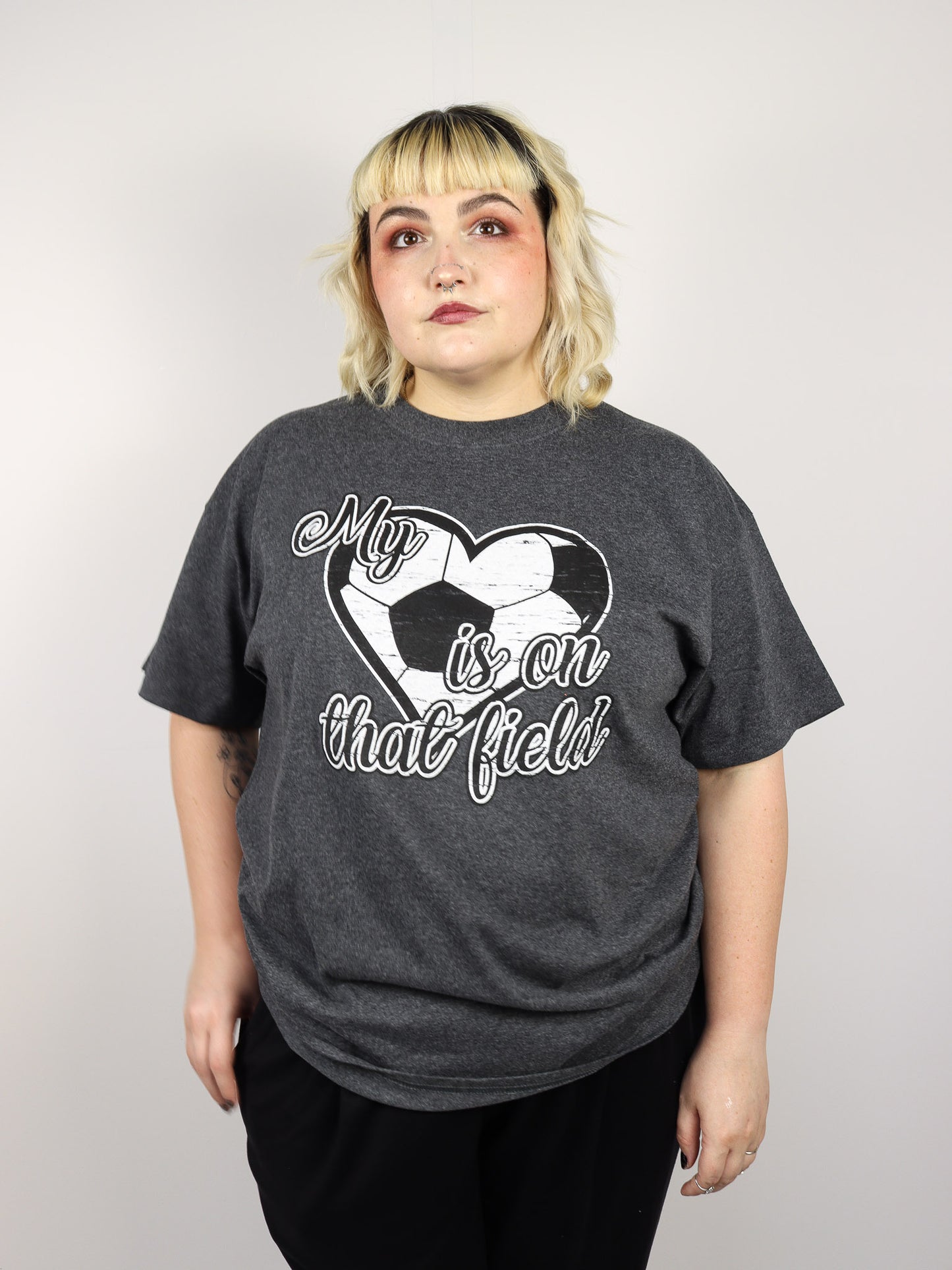 My Heart is on that Field Soccer Tee