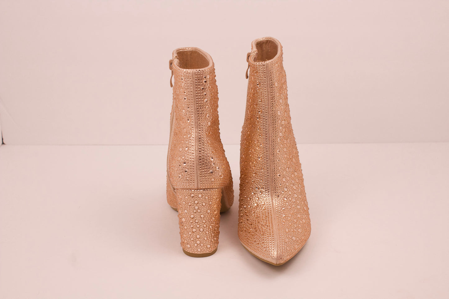 BLING BABE ROSE GOLD RHINESTONE BOOT BRAZIL-8