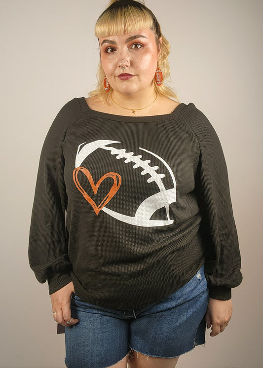 Love Football Long Sleeve Top