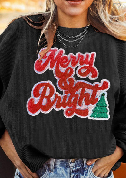 Merry & Bright Corduroy Sweater