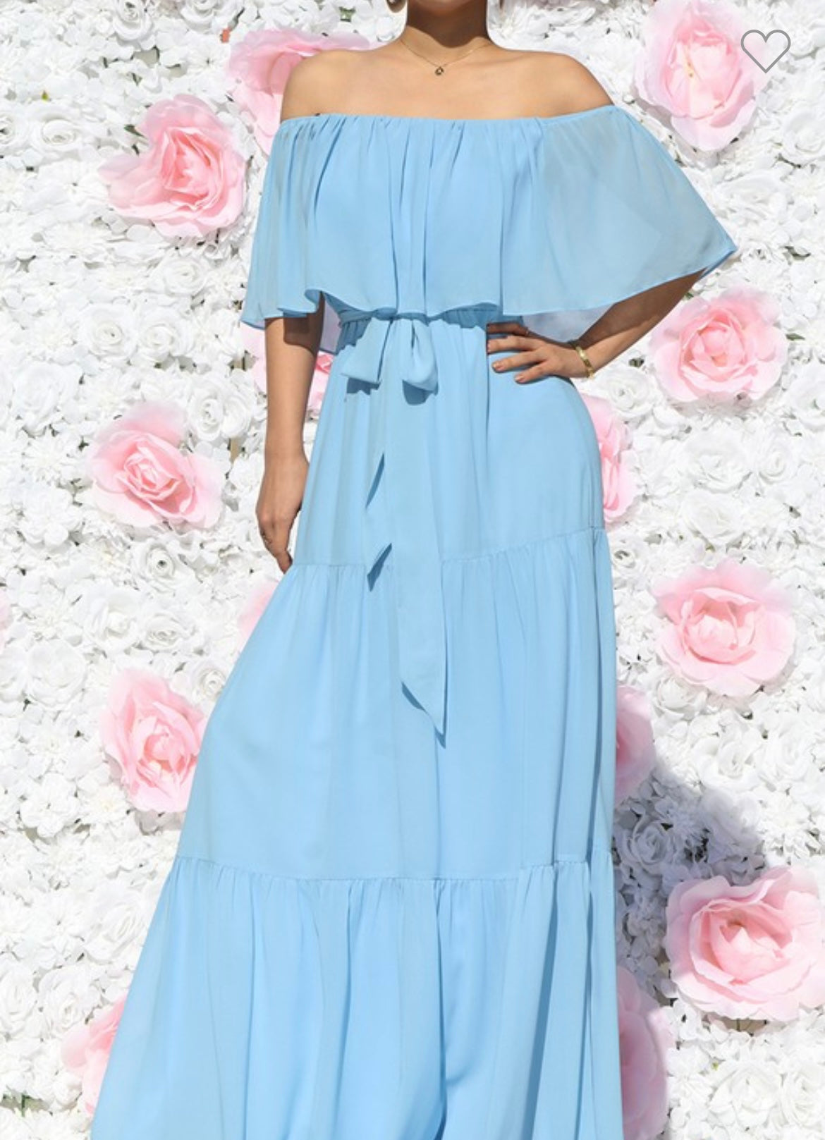 Sky Blue Maxi Dress