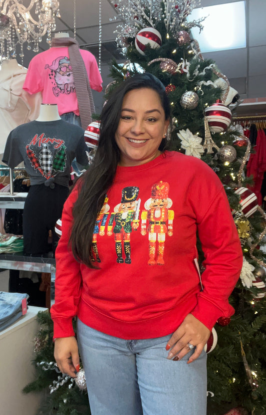 Nutcracker Red Sweatshirt