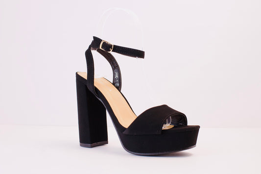 BLACK/NUB JANE-1 HIGH HEEL