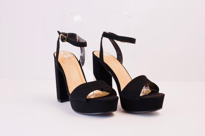 BLACK/NUB JANE-1 HIGH HEEL