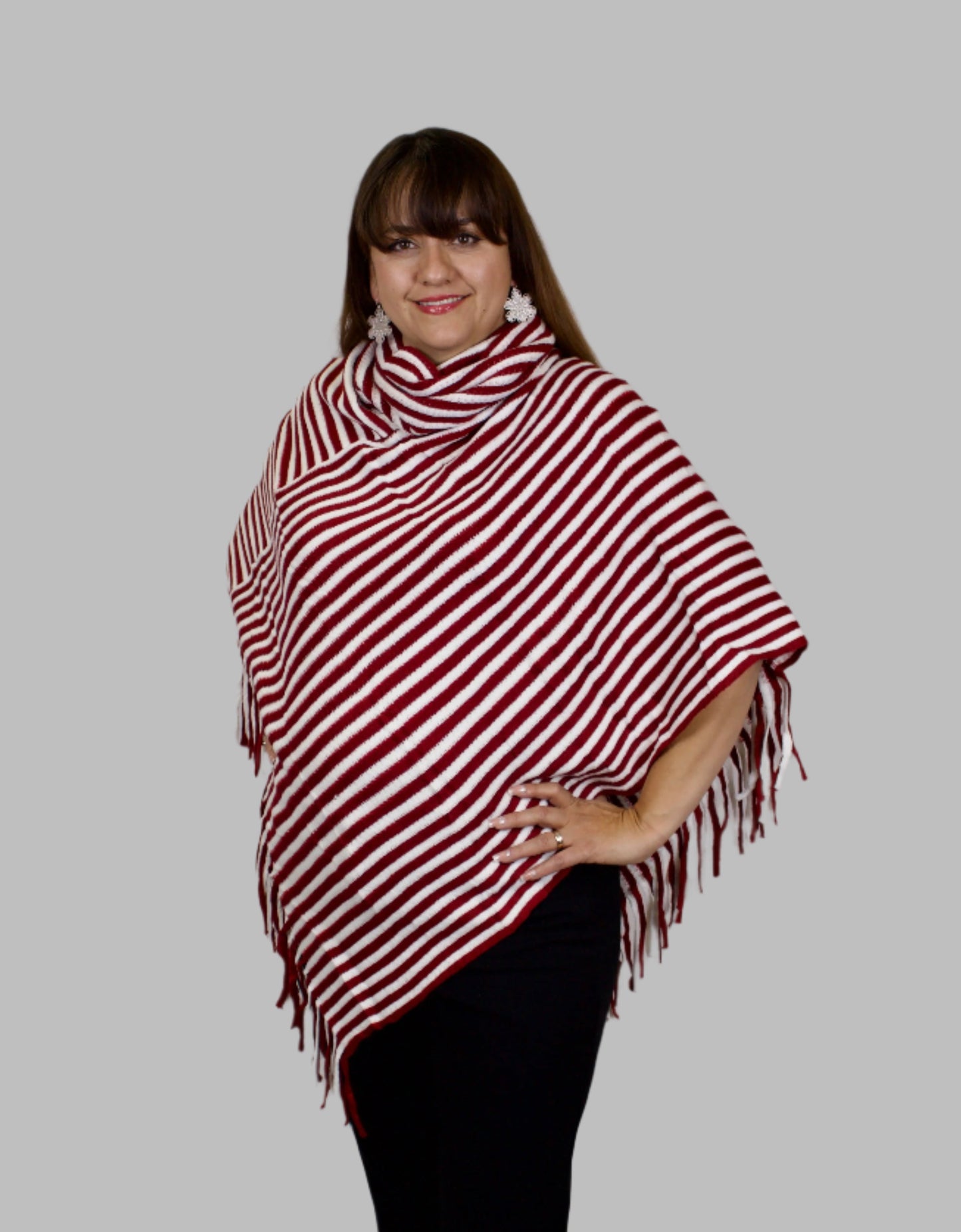 STRIPED PONCHOS