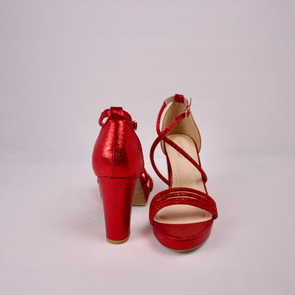 MARIA RED/GLT HEELS ASIA-99