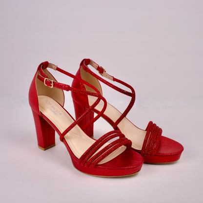 MARIA RED/GLT HEELS ASIA-99