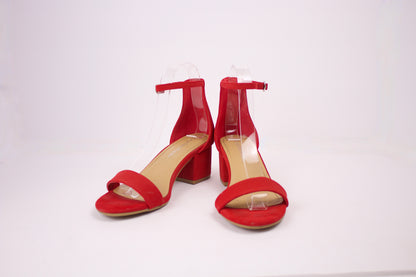 RED BASIC SHORT HEEL WEEKEND-S