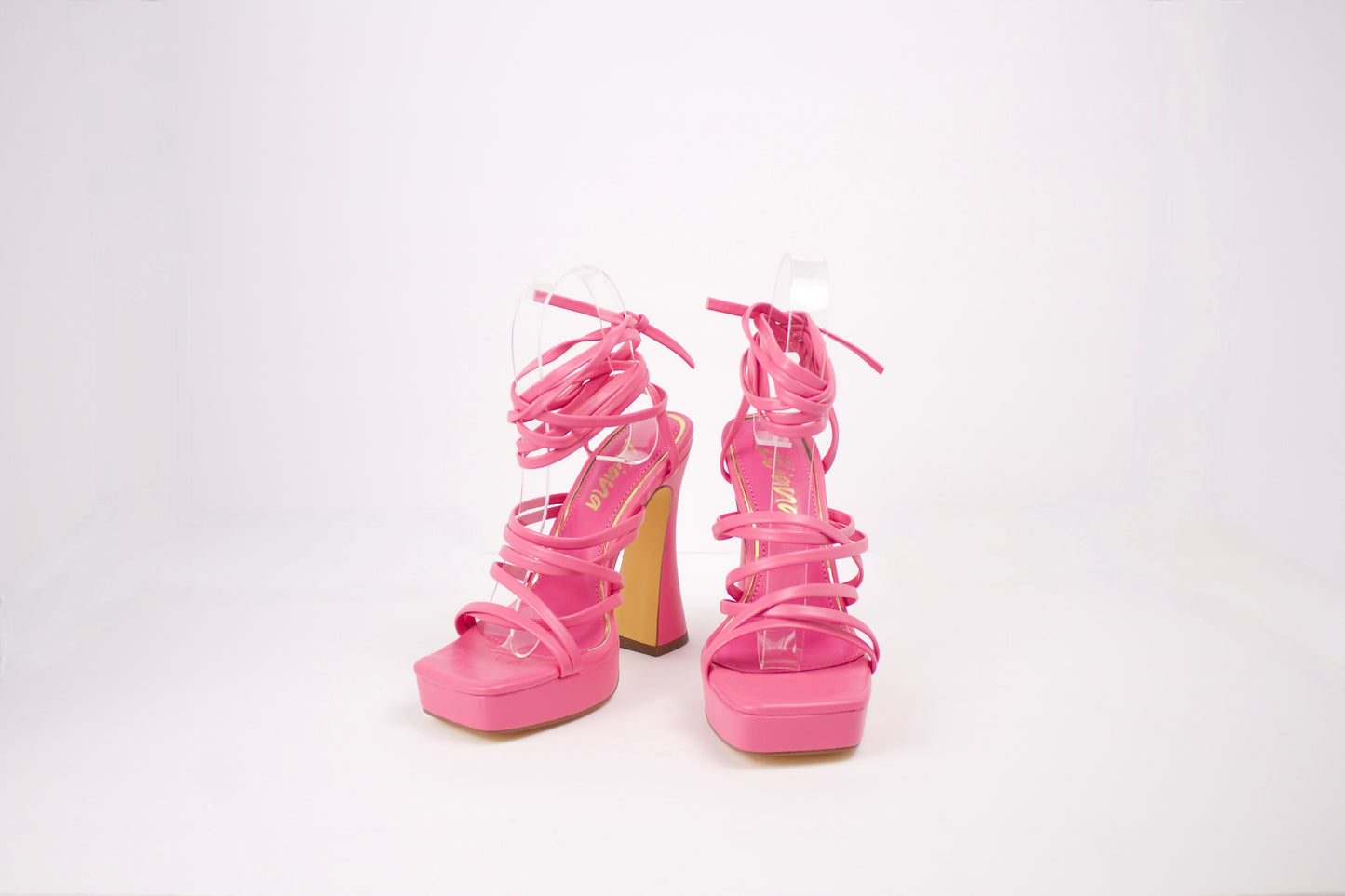 LILIANA HOT PINK WRAP UP HEELS MOODY-6