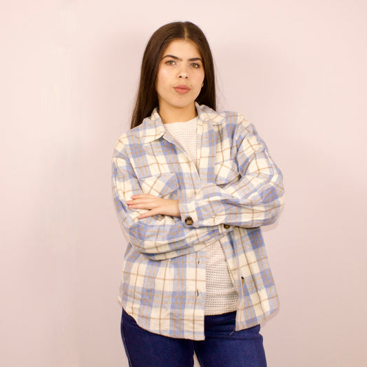 SKY BLUE BUTTON UP
