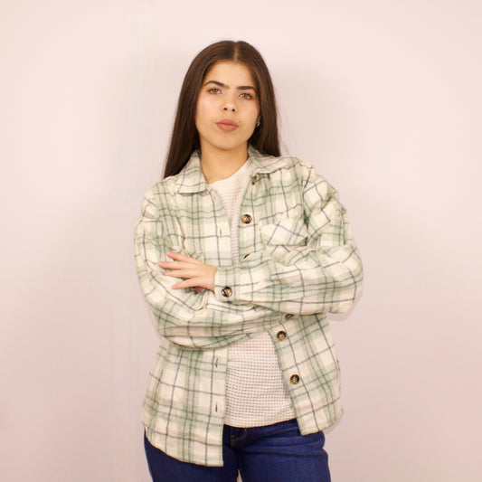 SAGE BUTTON UP