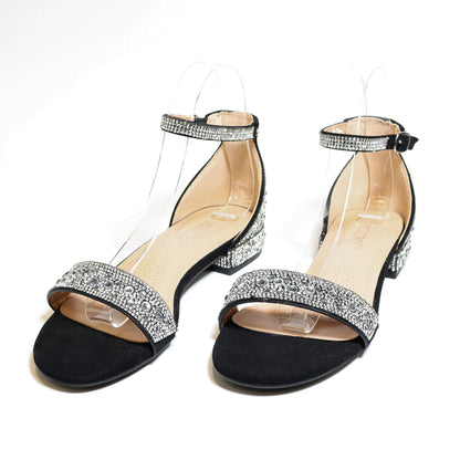 Black Short Heel Encircle-30