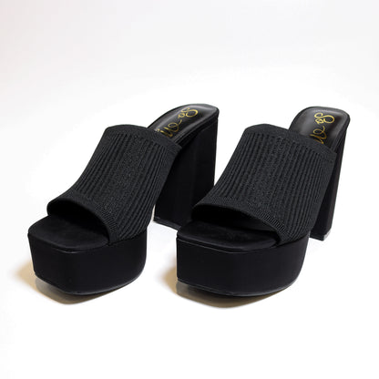 Mynty Black Heels