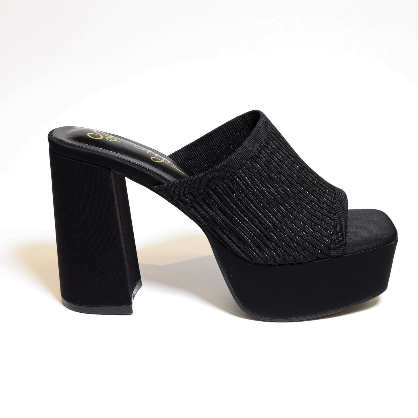Mynty Black Heels