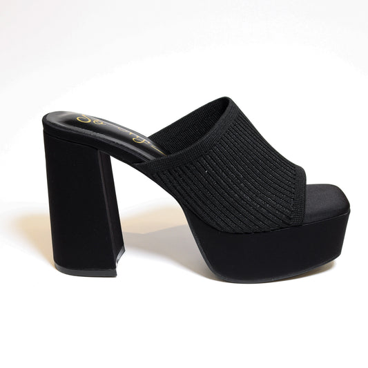 Mynty Black Heels