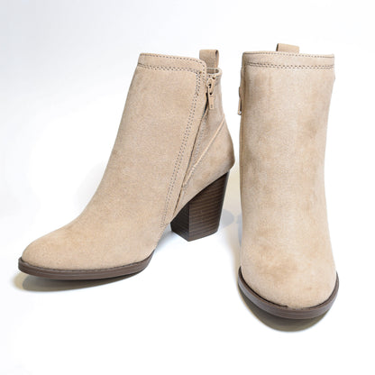 Qupid Tyson Taupe Booties