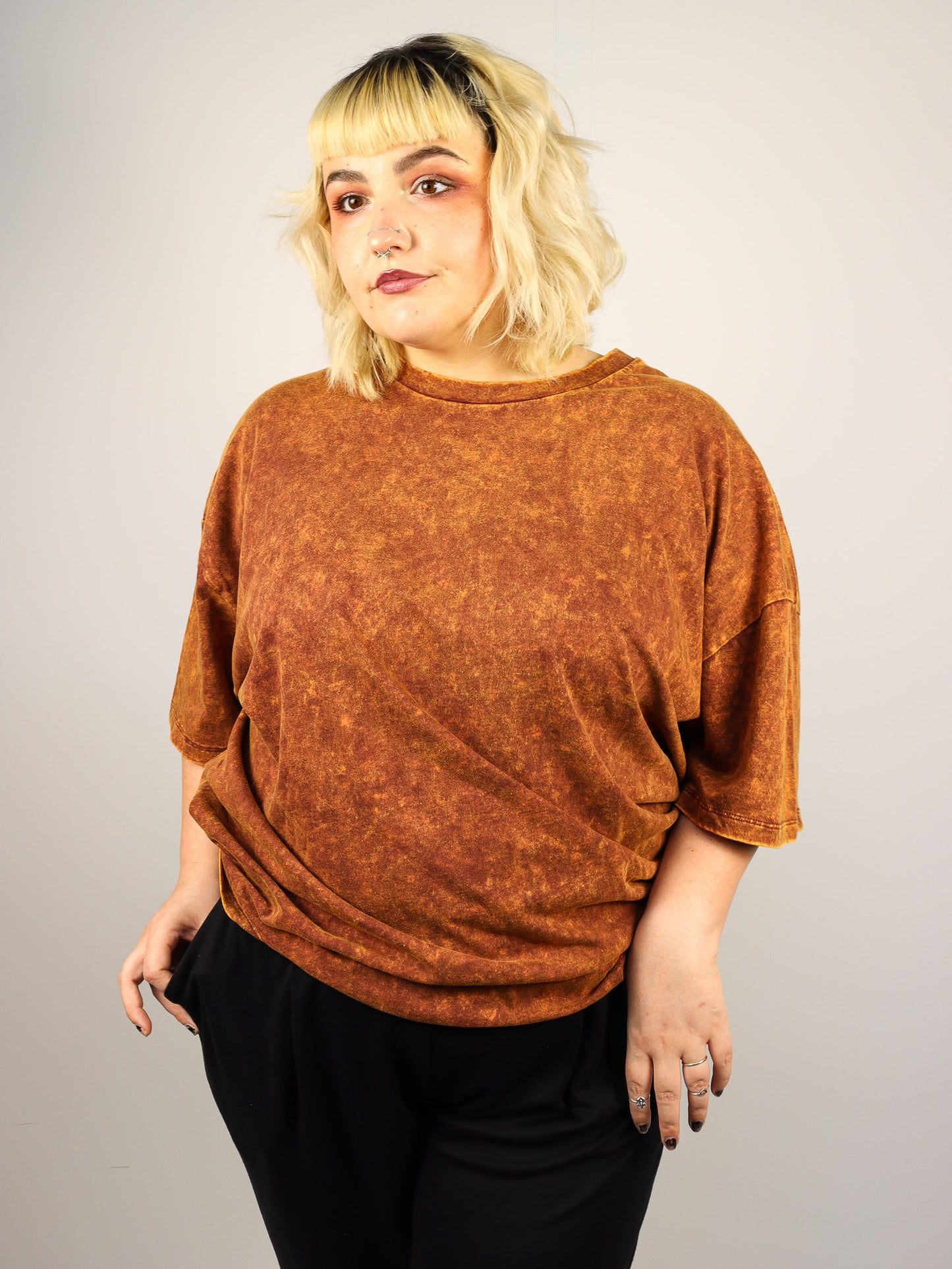Rusty Orange Oversize Tee