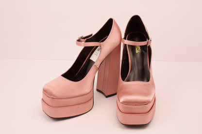 MAUVE BRITTNEY PLATFORM HEELS