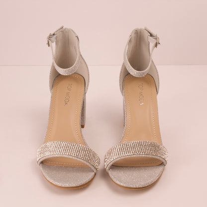 BASIC HEELS DIAMOND -1 SILVER/GLT