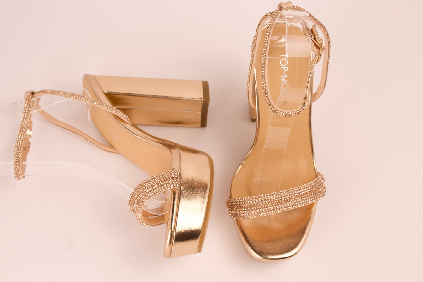 ROSEGOLD/MET HIGH HEELS ELEANOR-1