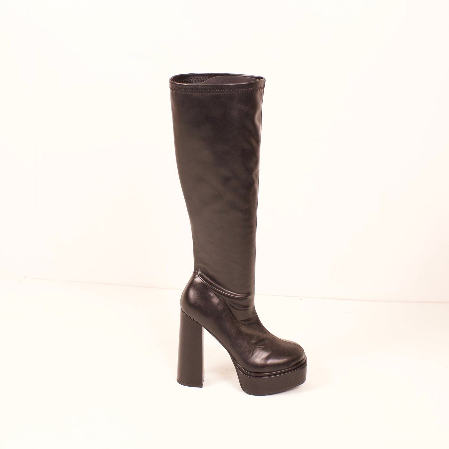 SARIYA-2 BLACK PLATFORM HIGH BOOT