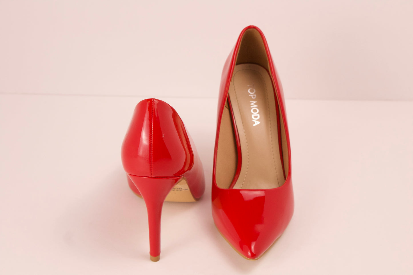 RED/PAT POINTY HEEL MONROE-1