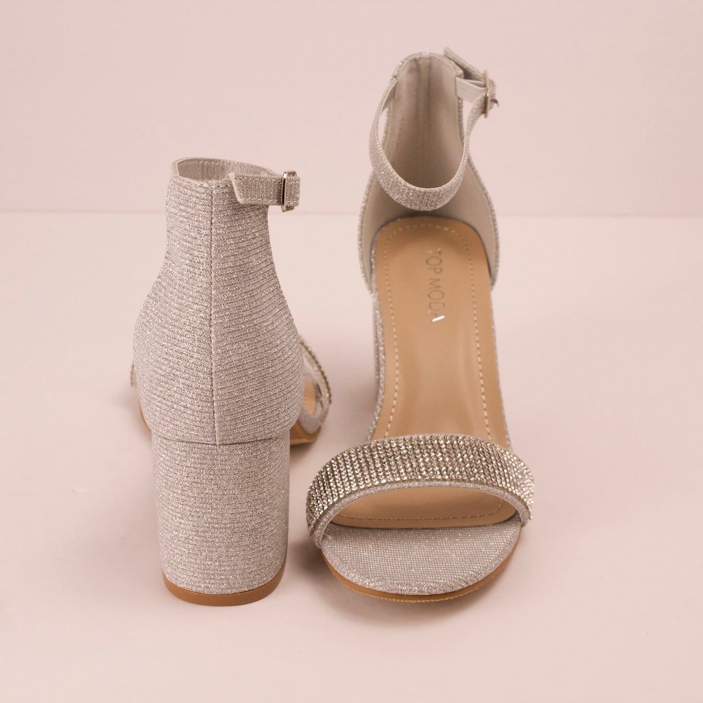 BASIC HEELS DIAMOND -1 SILVER/GLT