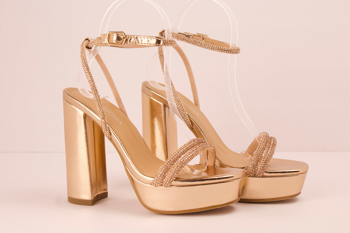 ROSEGOLD/MET HIGH HEELS ELEANOR-1