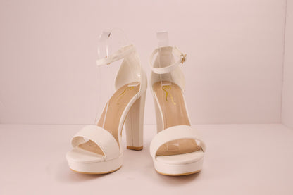 White Elegant Collection Heels