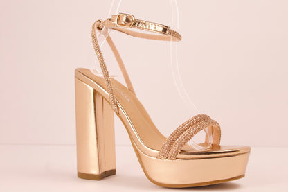 ROSEGOLD/MET HIGH HEELS ELEANOR-1