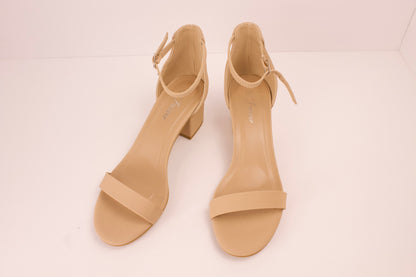 FOREVER NATALY-06 SHORT BASIC HEEL/TAUPE NUB