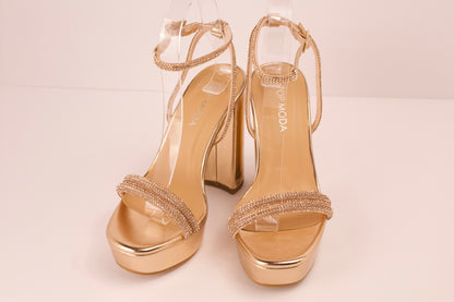 ROSEGOLD/MET HIGH HEELS ELEANOR-1