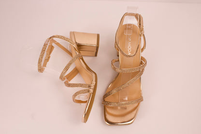 ROSE GOLD/MET HEEL ALI-40