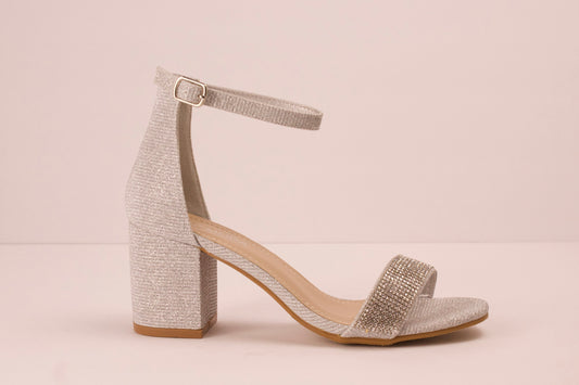 BASIC HEELS DIAMOND -1 SILVER/GLT