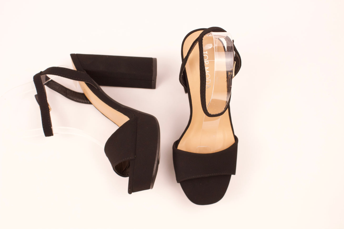 BLACK/NUB JANE-1 HIGH HEEL