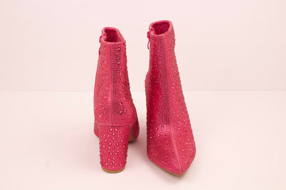 BLING FASHION FUCHSIA RHINESTONE BOOT BRAZIL-8