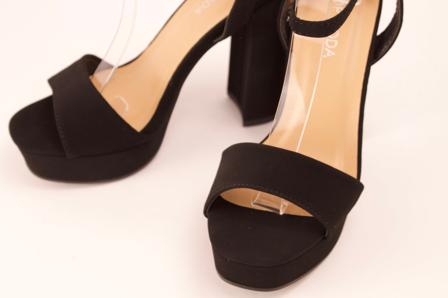 BLACK/NUB JANE-1 HIGH HEEL