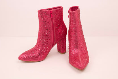 BLING FASHION FUCHSIA RHINESTONE BOOT BRAZIL-8